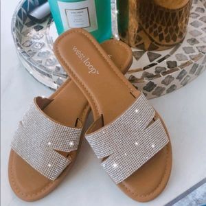 Rhinestone sandals